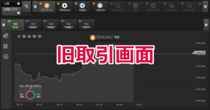 ファイブスターズマーケッツの旧取引画面