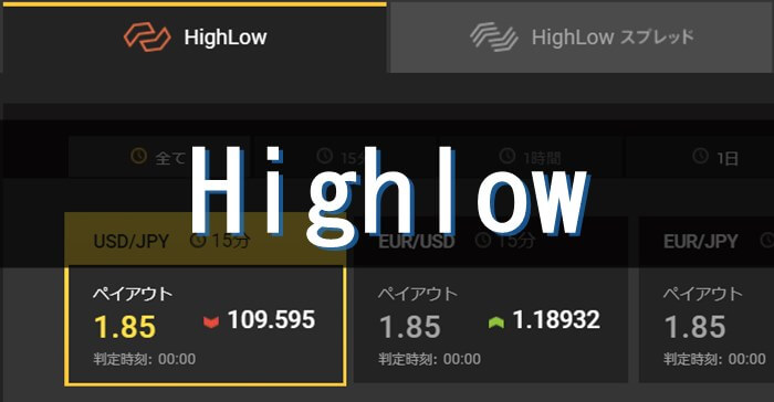 HighlowとHighlowスプレッドの取引時間