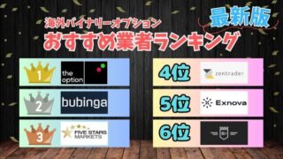 【全18業者】海外バイナリーオプションおすすめ業者ランキング！おすすめ出来ない業者も解説