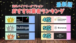 【全19業者】海外バイナリーオプションおすすめ業者ランキング！おすすめ出来ない業者も解説