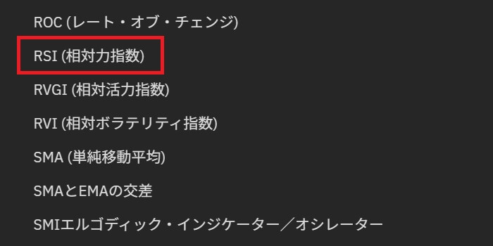 ブビンガバイナリーではRSIを使おう