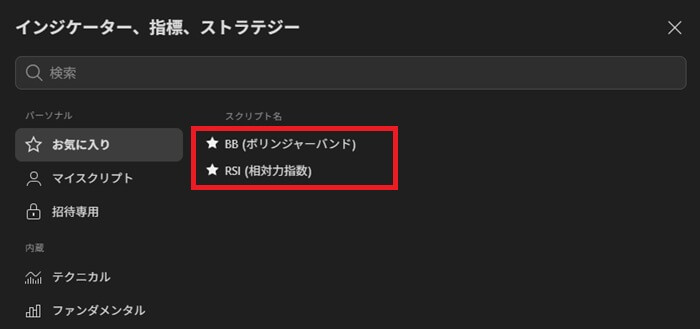 4分取引に利用するインジケーターはRSIとボリンジャーバンド。